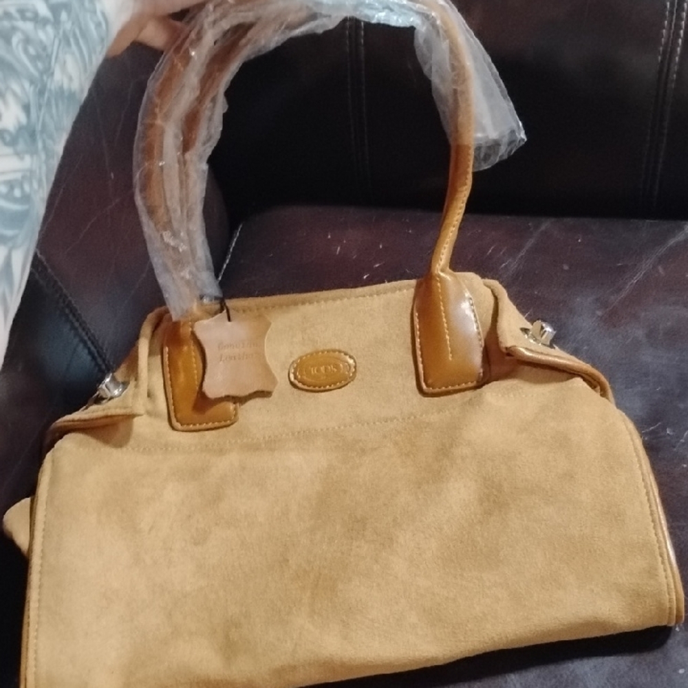 Brown Suede Women's Bag